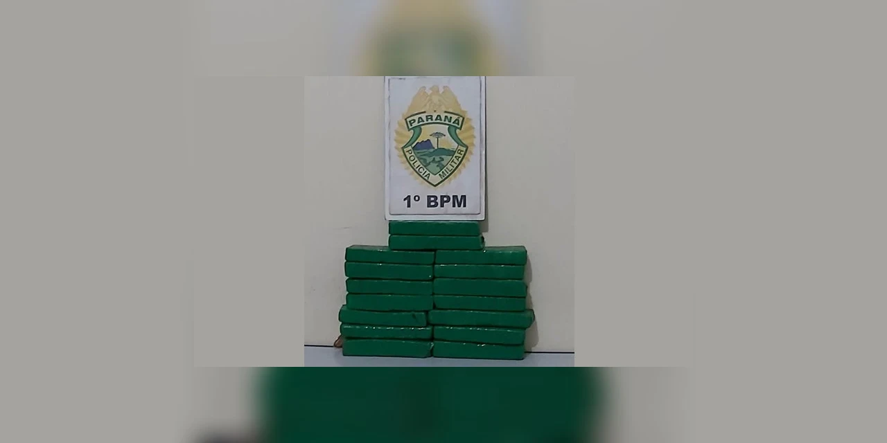 PM apreende quase 10 quilos de maconha na madrugada