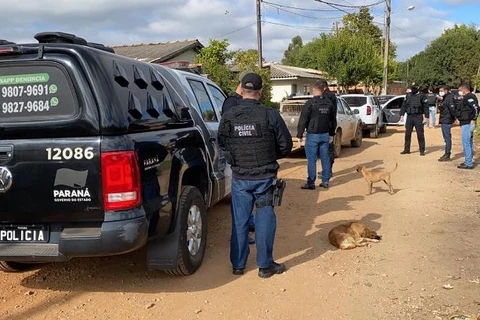 Policia civil prende duas pessoas por assalto e trafico em PG