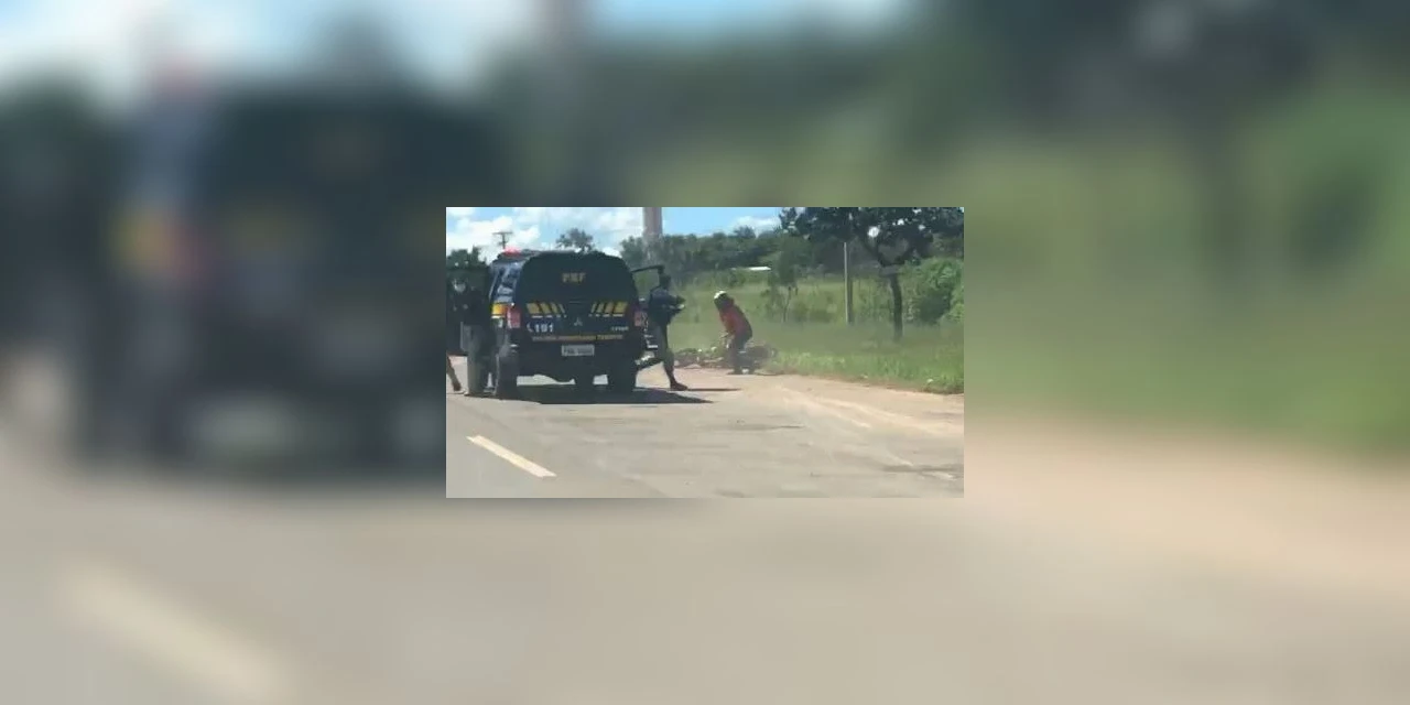 Motociclista foge da policia fazendo zig-zag; Veja video!