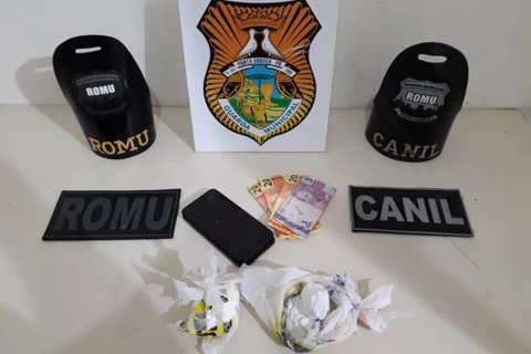 Romu da Guarda detém dupla com cocaína em Oficinas