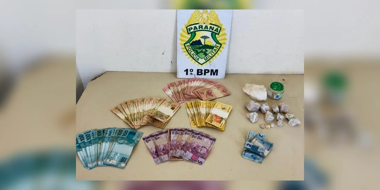 PM detém mulher e fecha ponto de tráfico em Ponta Grossa