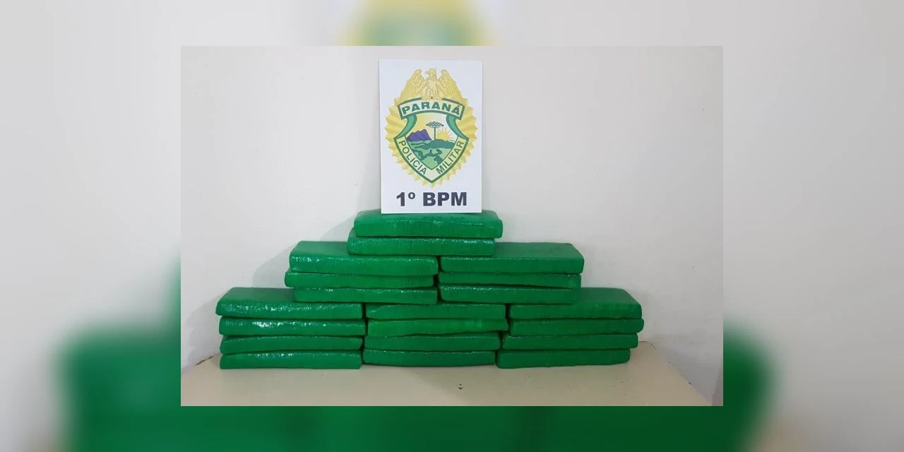 Choque apreende 24 quilos de maconha em Ponta Grossa