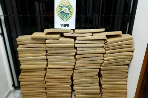 Choque apreende 110 quilos de maconha na região