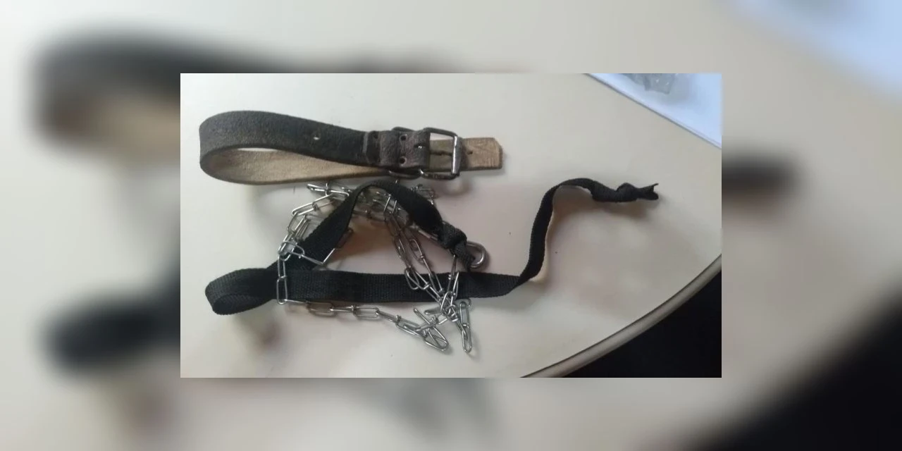 Homem é preso suspeito de amarrar mulher com coleira