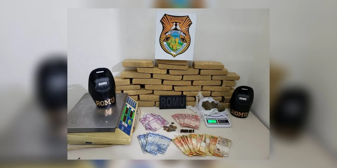 Guarda municipal retira de circulação quase 20 quilos de maconha em PG