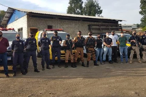 Policia Civil incinera 1,4 toneladas de drogas em Irati