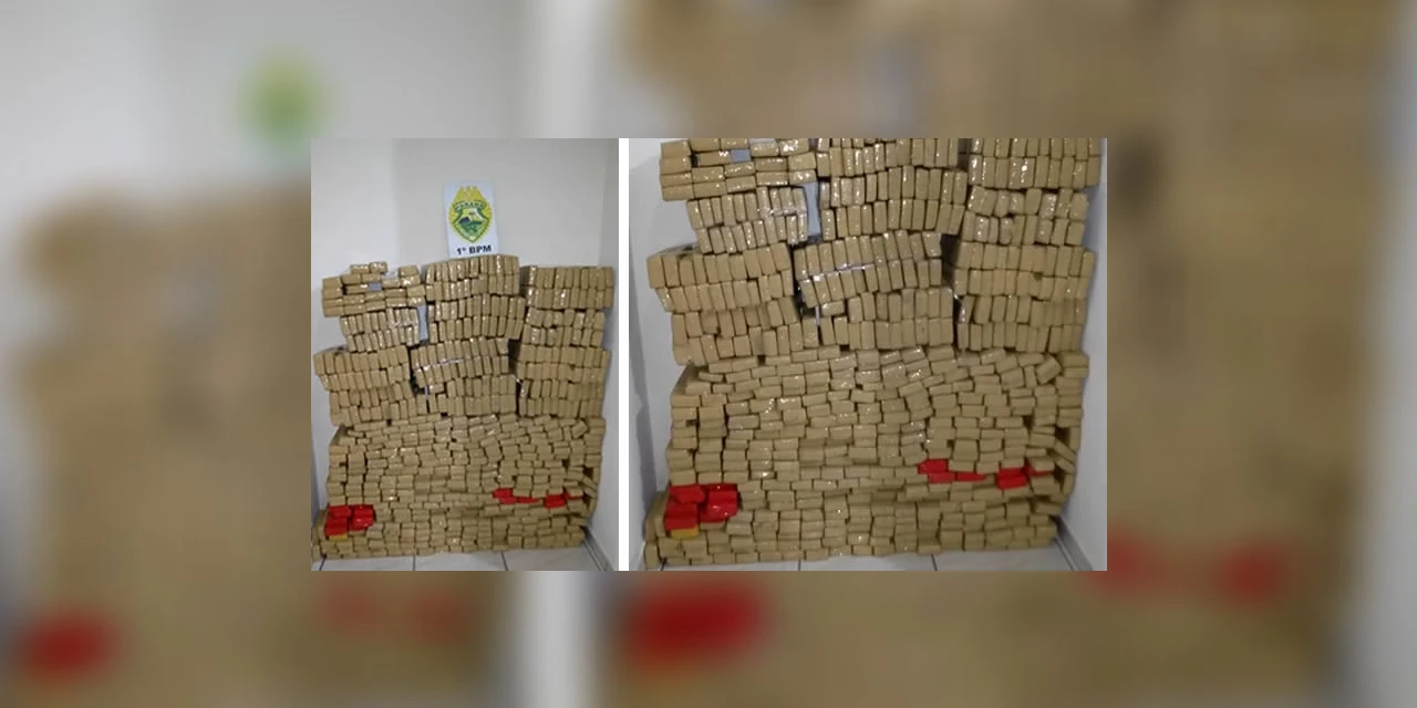 Dois veículos e 370 quilos de maconha são apreendidos em Ponta Grossa