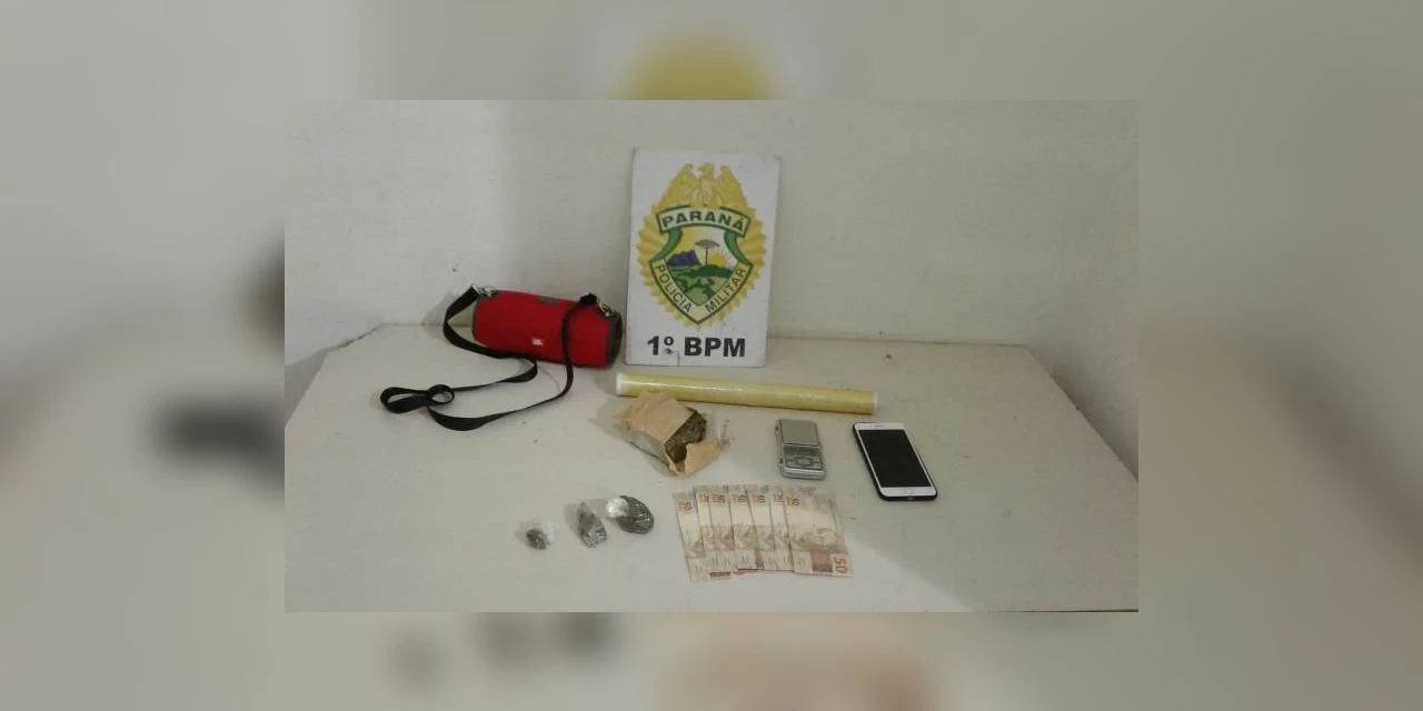 PM vai atender ocorrência de perturbação do sossego e encontra maconha em residencia