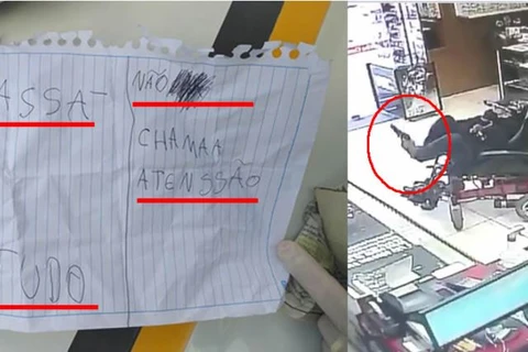 Com arma de brinquedo, cadeirante mudo tenta assaltar relojoaria no RS; veja vídeo!