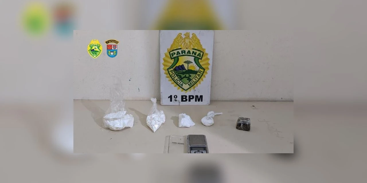 Cão de faro ajuda PM a encontrar comercio de drogas em PG