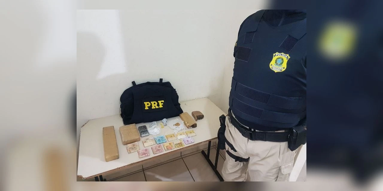 PRF prende condutor embriagado após acidente; outro veículo carregava drogas e condutor fugiu