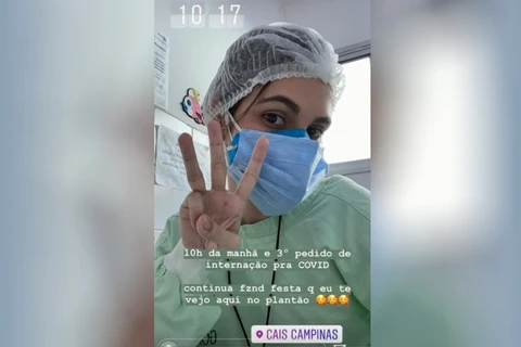 ‘Continue dando festa que te vejo no meu plantão’; diz médica plantonista