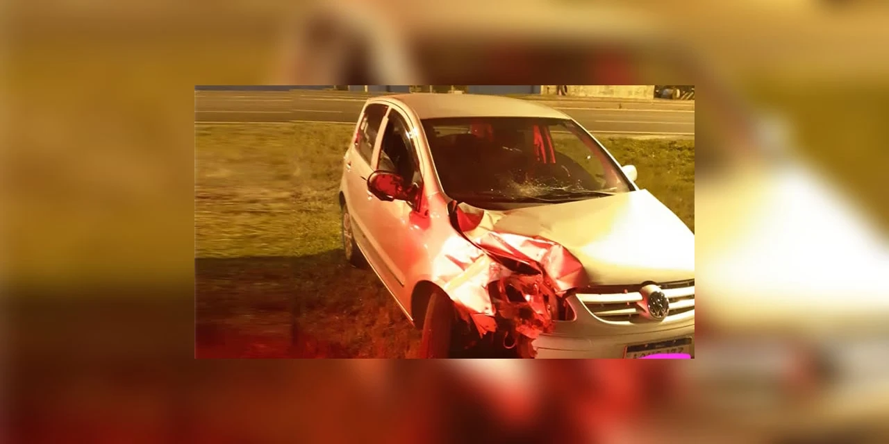 Motociclista fica em estado grave após acidente na Souza Naves