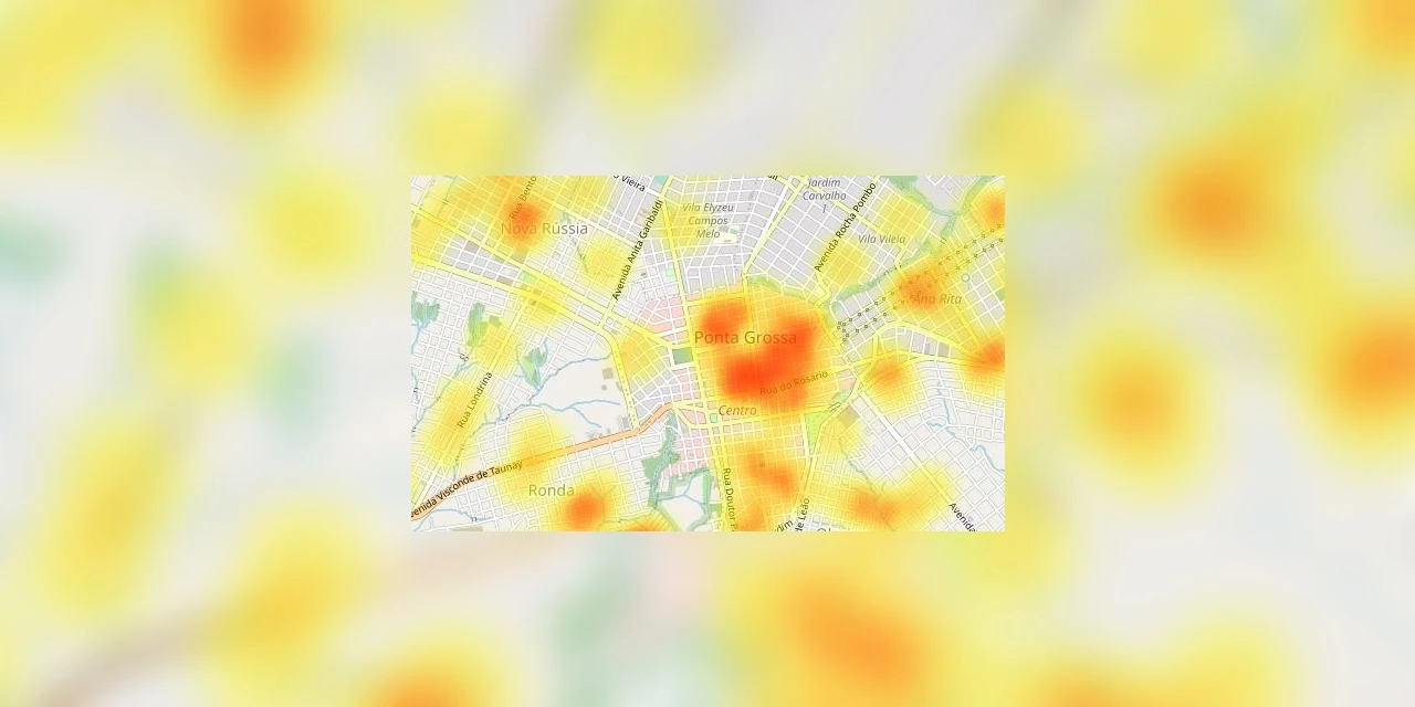 Veja o mapa de covid-19 em Ponta Grossa