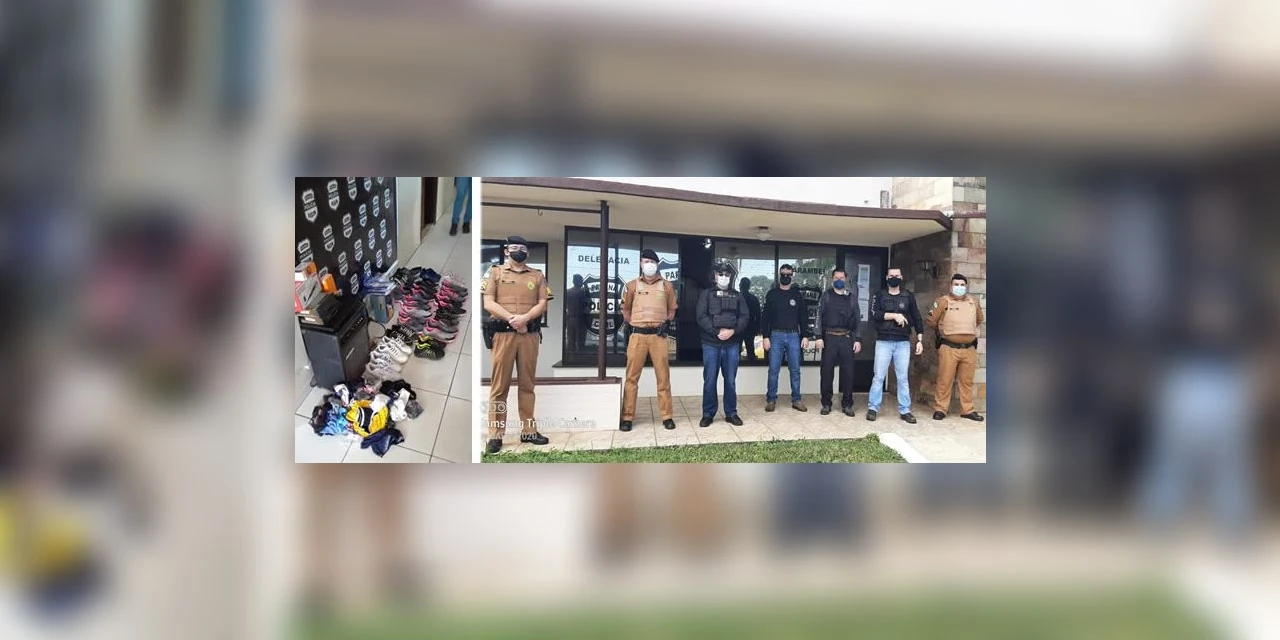 Operação conjunta prende criminosos por roubo, receptação e posse de drogas em Carambeí