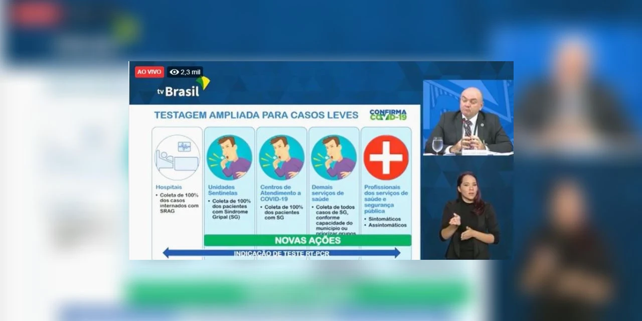 Brasil registra 1.185 óbitos por covid-19 nas últimas 24 horas; Veja coletiva ao vivo!