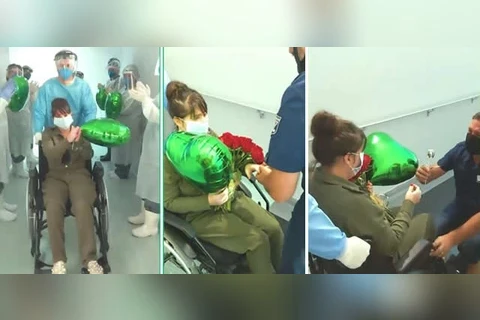 Vídeo emocionante! Mulher recebe homenagens, após ter alta de hospital em PG
