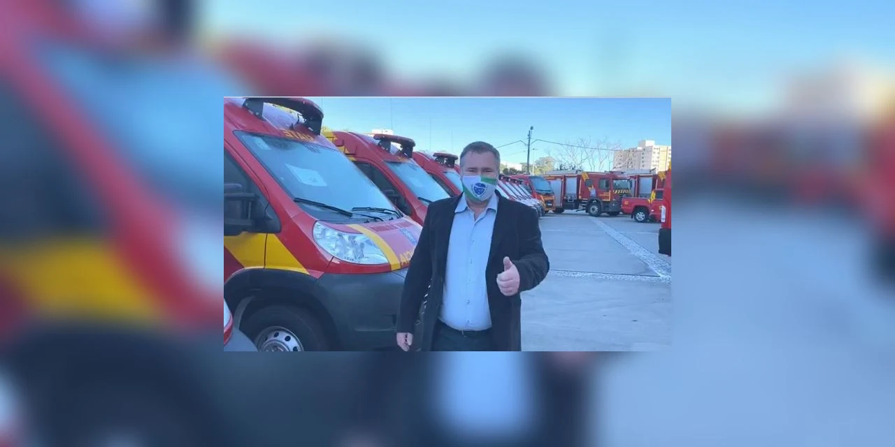Deputado Bacil garante ambulâncias para Bombeiros de São Mateus do Sul e União da Vitoria