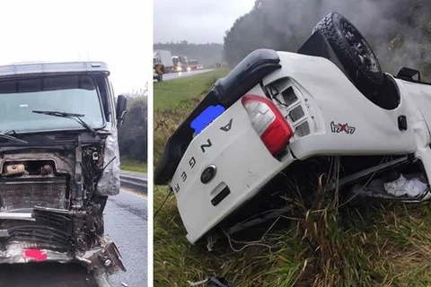 Colisão frontal entre camionete e caminhão em Tibagi faz uma vítima fatal