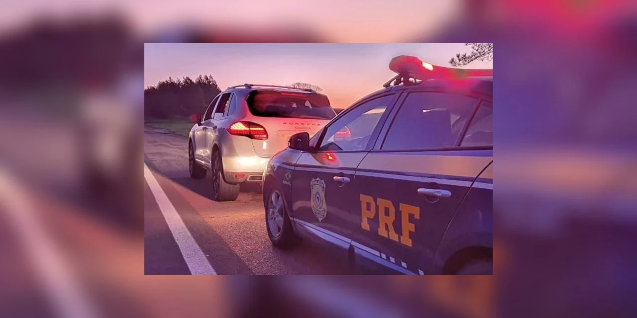 Homem é preso  dirigindo Porsche furtado no RS; carro avaliado acima de R$ 450 mil