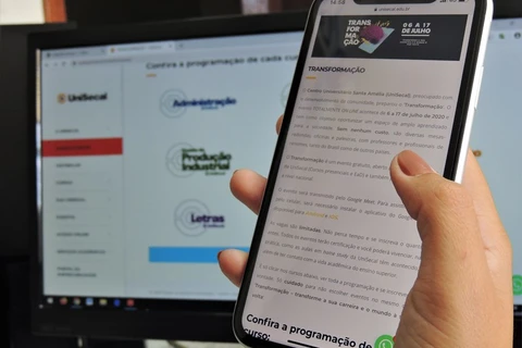 Com mais de 100 atividades gratuitas, UniSecal realiza ‘Transformação’ no início de julho