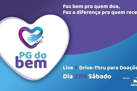 Agora 1 transmite ao vivo maratona ‘PG do Bem’ neste sábado