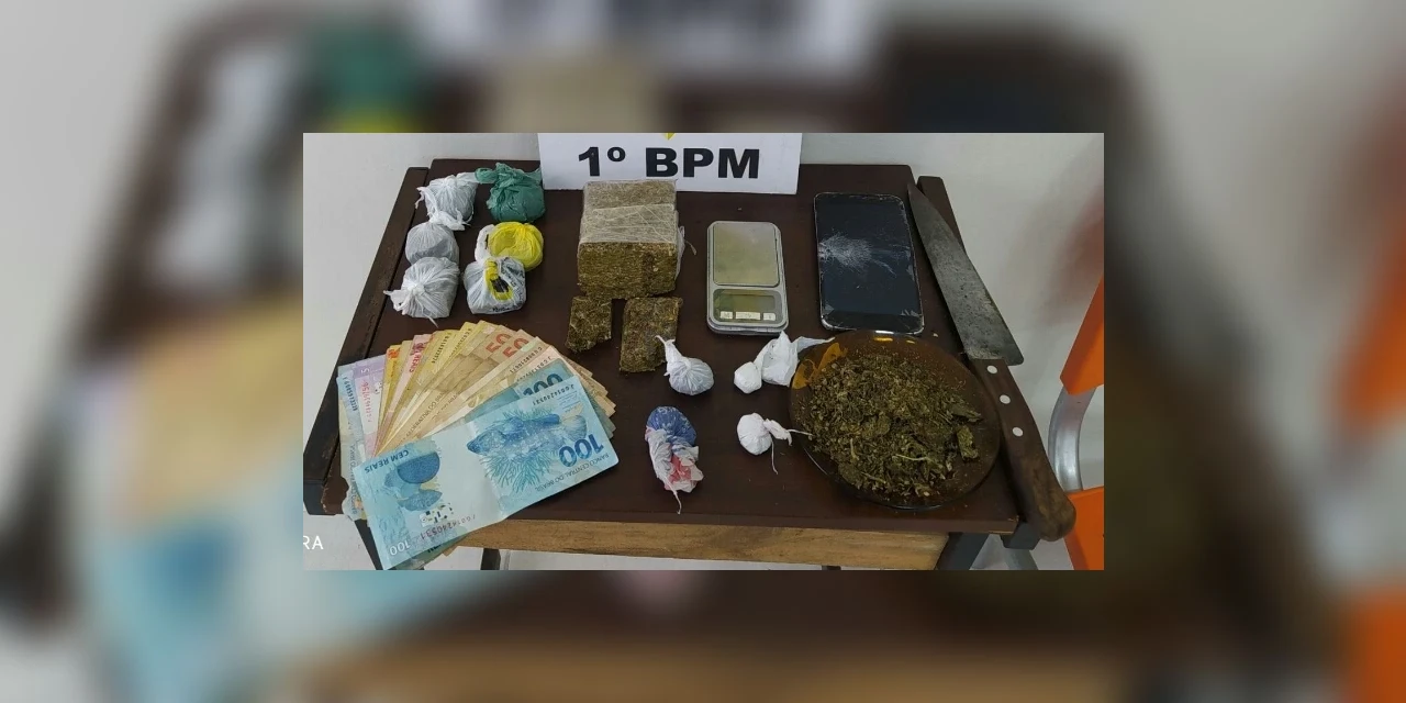Abordagem policial termina com apreensão de drogas em PG