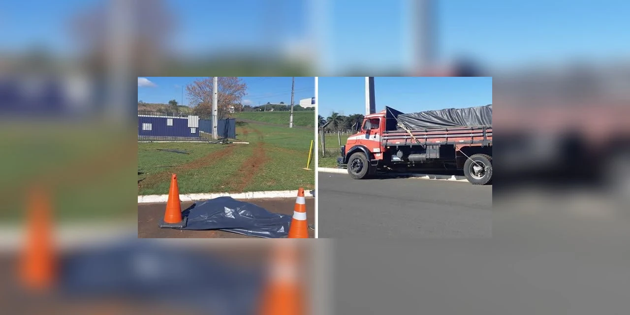 Motorista se joga de caminhão desgovernado, mas morre atropelado pelo próprio veiculo