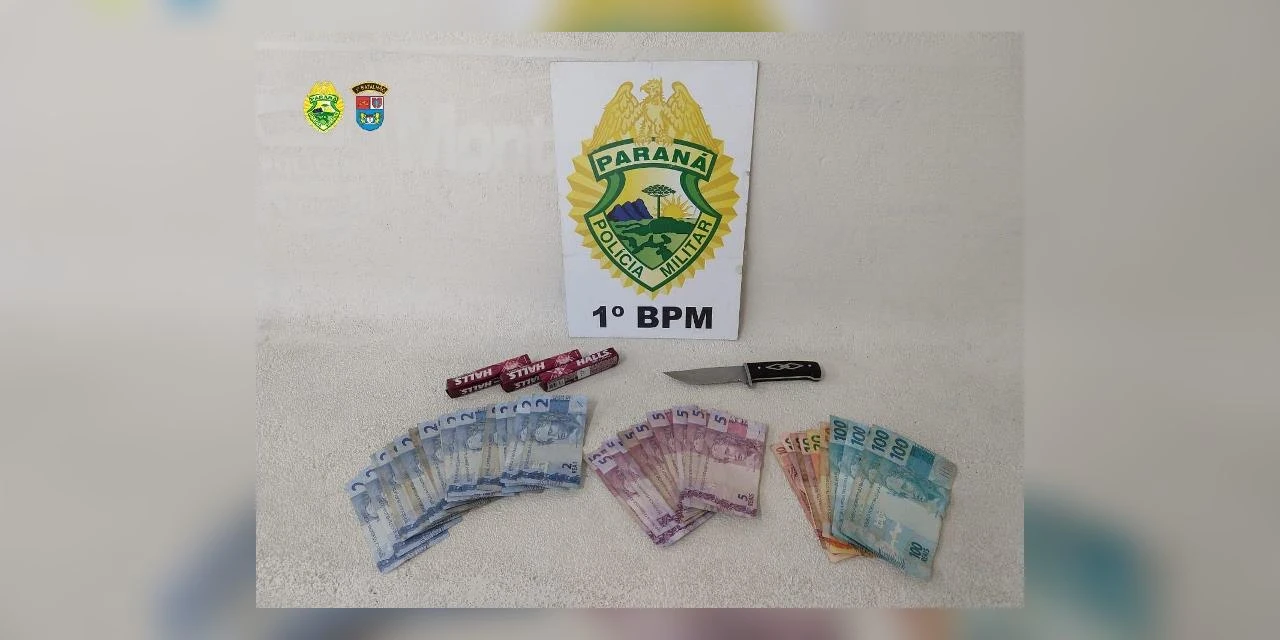 Ladrão é preso após assalto a estabelecimento comercial em Uvaranas