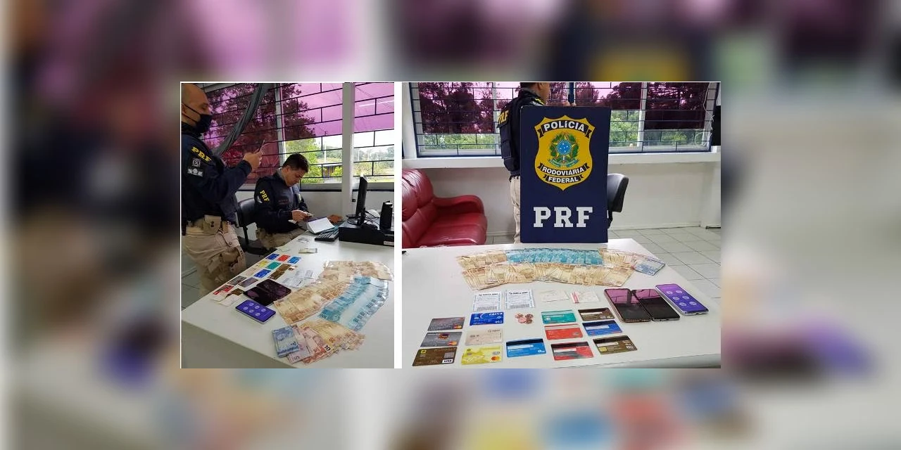 PRF prende casal suspeito de aplicar golpes do bilhete premiado na região