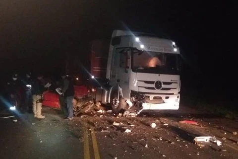 PRF atende colisão frontal com óbito em Tibagi