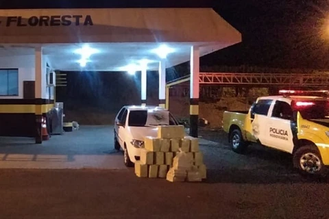 BPRv apreende R$ 1 milhão em maconha durante abordagem no Noroeste do estado