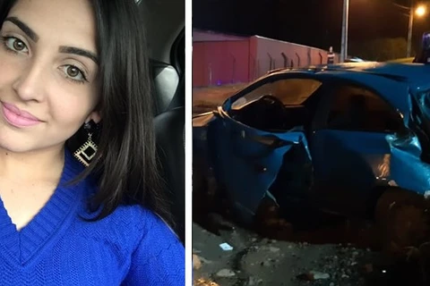  Mulher morre após bater e capotar veículo em Prudentópolis