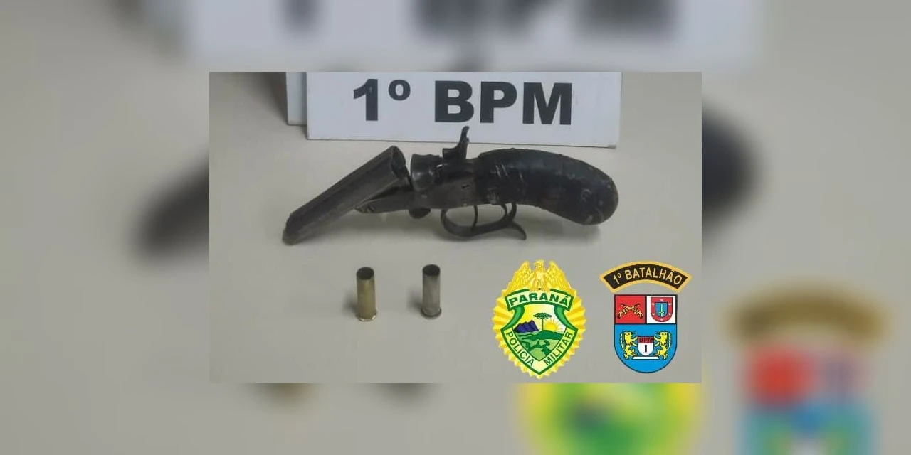 Homem é preso após disparar arma de fogo em via pública