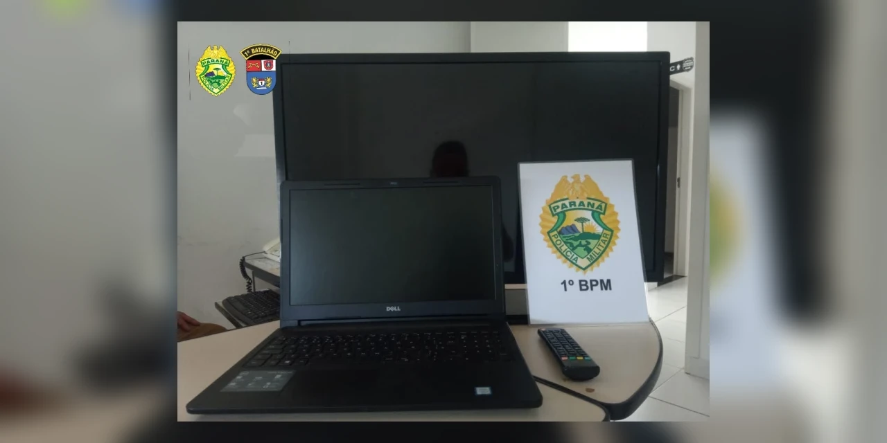 Trio é preso com objetos furtados em Castro