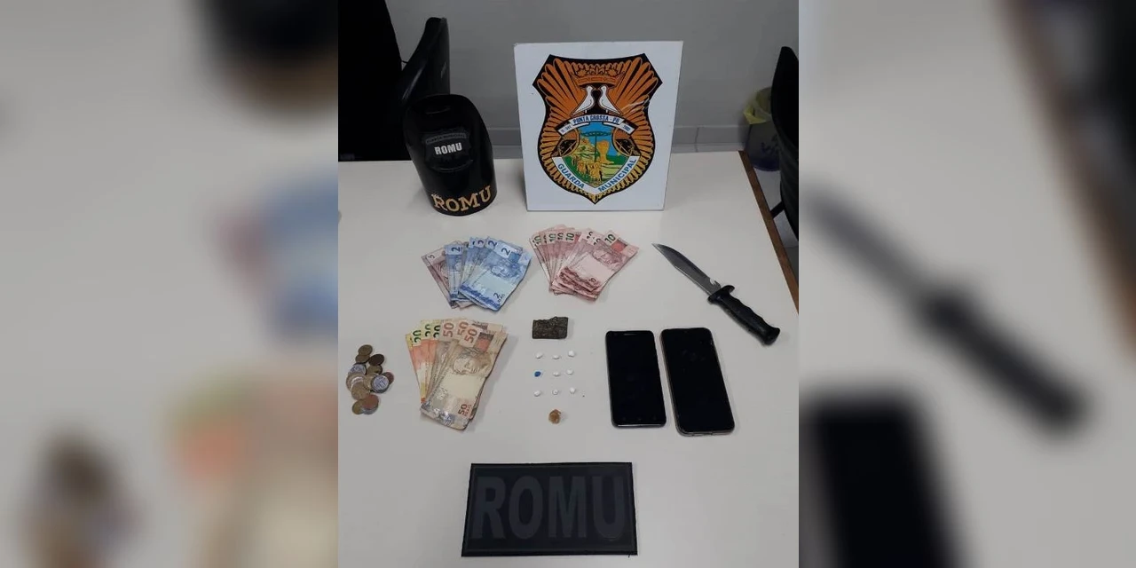 Mulher é flagrada vendendo maconha e crack  no centro de PG