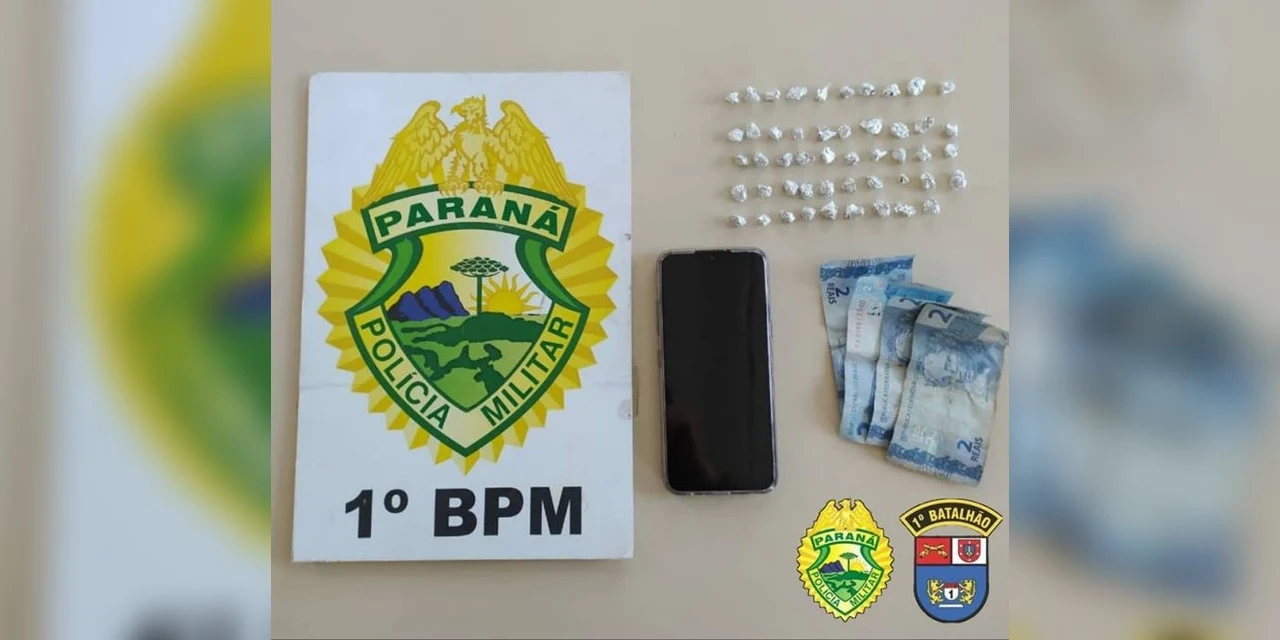 Casal é preso por tráfico e desacato a policiais no centro de PG