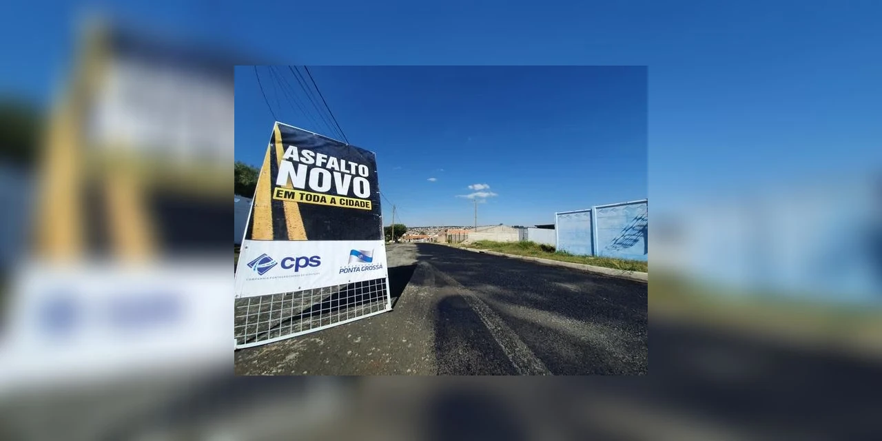 'Asfalto Cidadão' realiza pavimentação de trecho no Lagoa Dourada
