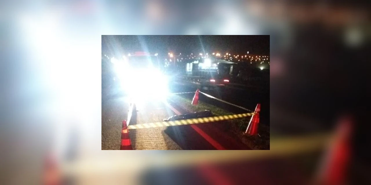 Motorista se envolve em acidente com morte na BR-376 e foge do local