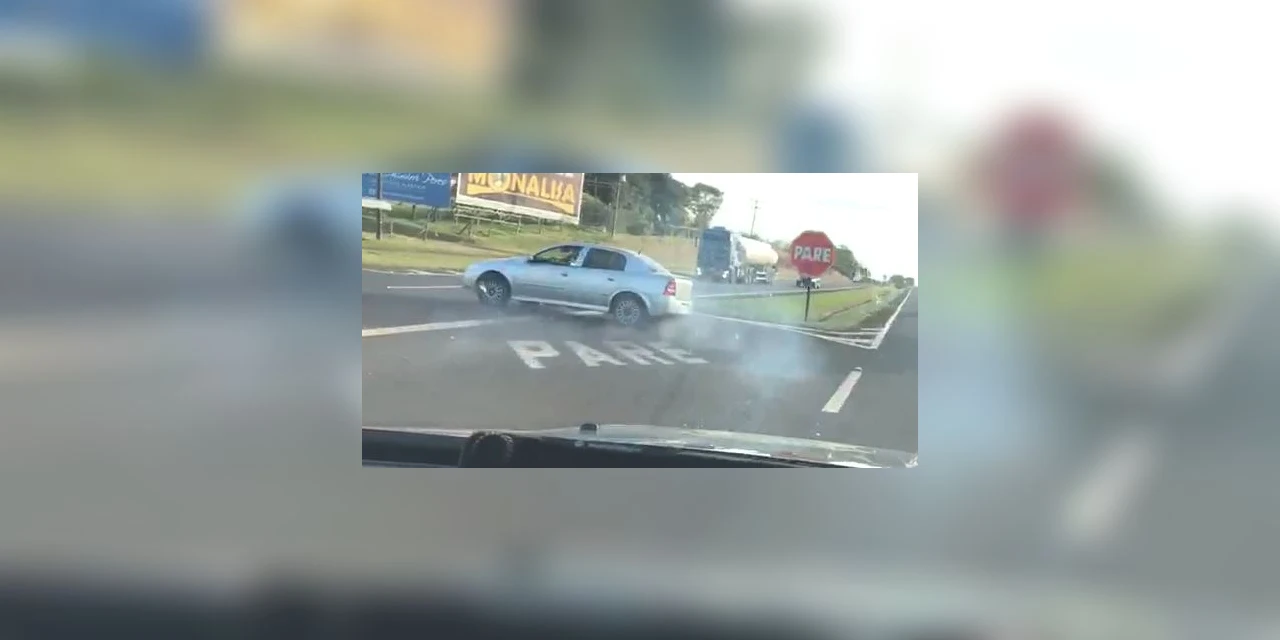 Mulher tenta fugir de abordagem policial na BR-277; Veja vídeo!