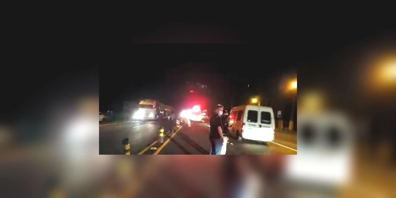 Homem morre atropelado ao tentar atravessar a Souza Naves