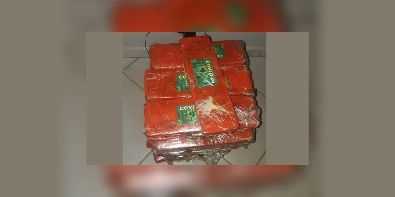 Mais de 100 quilos de maconha com nome de covid-19 é apreendida pela PRF