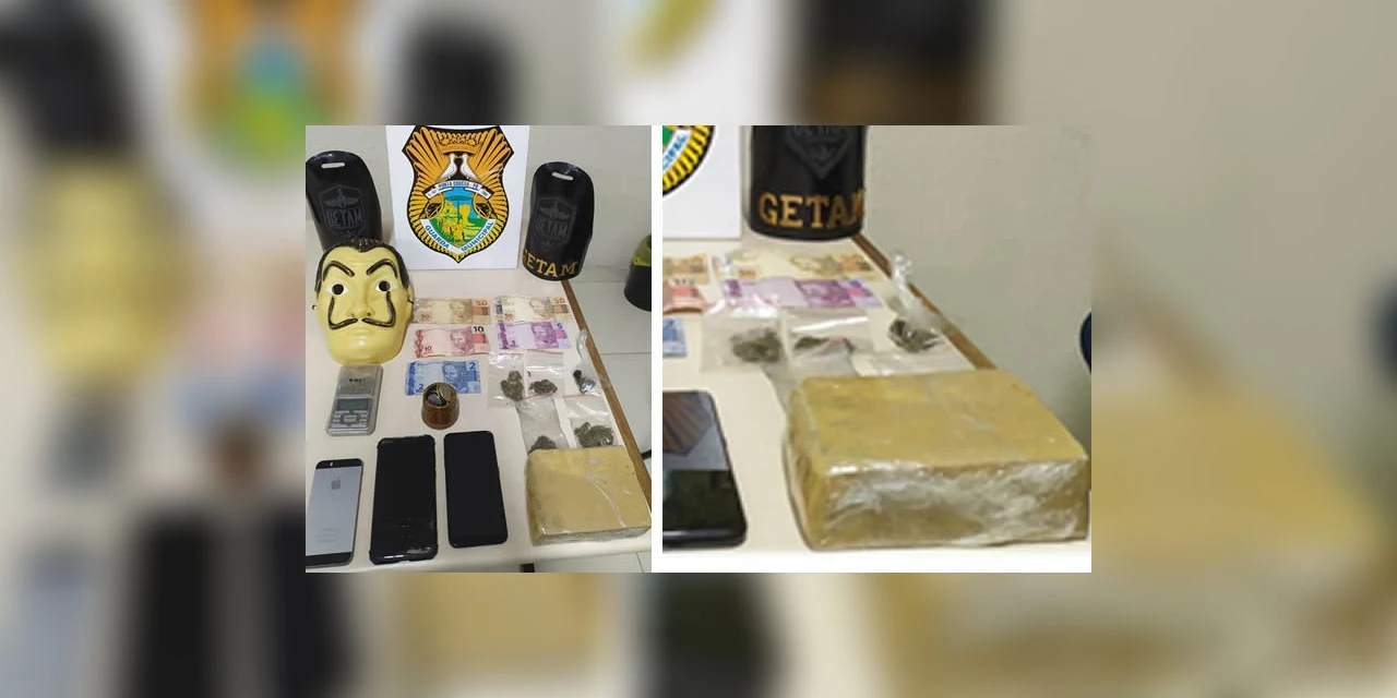 Getam da Guarda apreende quase meio quilo de maconha no Contorno