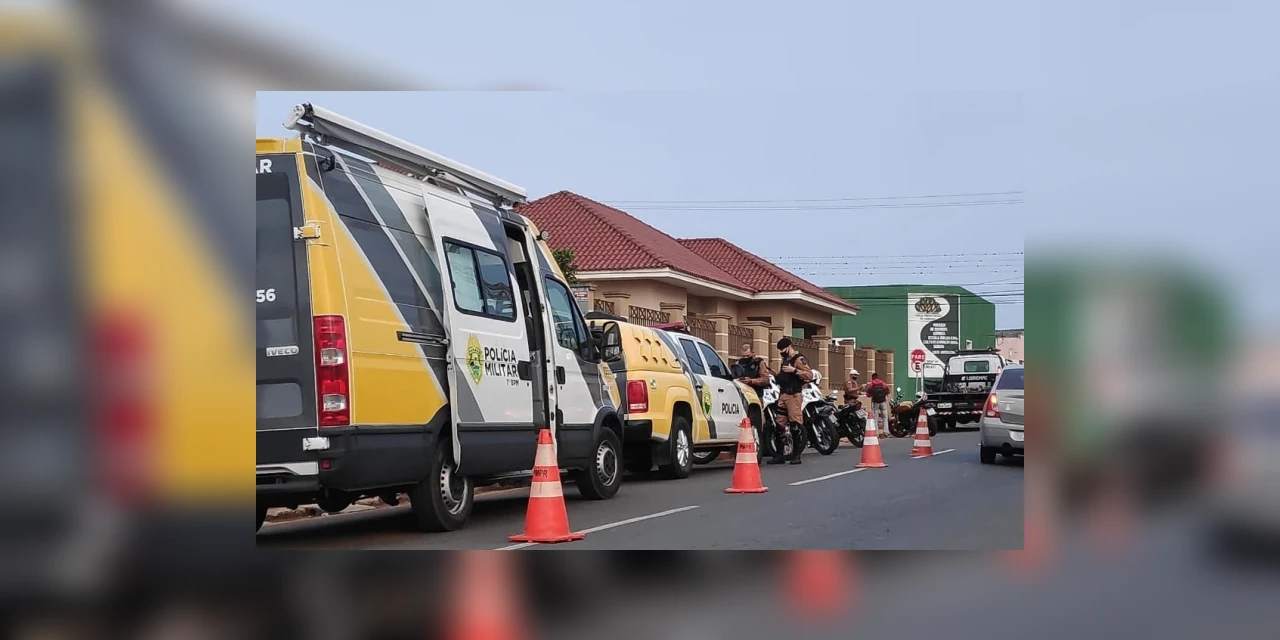PM apreende 3 motocicletas barulhentas durante operação “Cavalo de Aço”, em PG