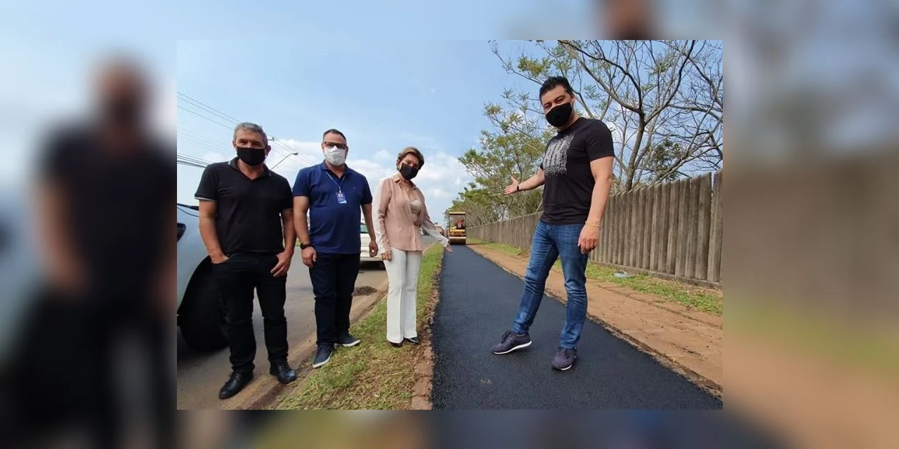 Prefeitura inicia obras da ciclofaixa do Itaiacoca