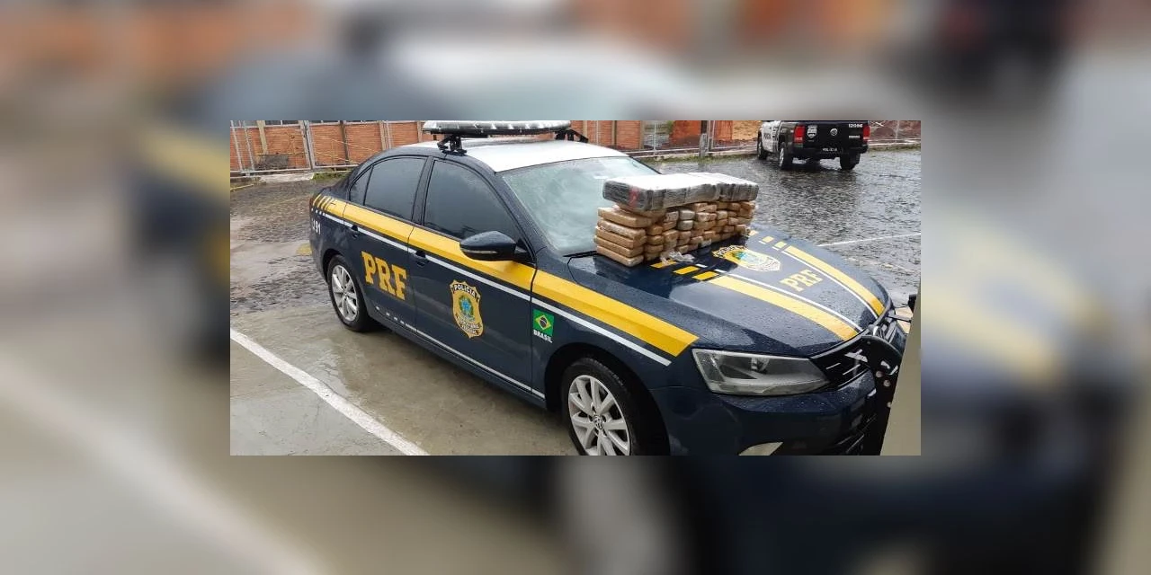 PRF apreende quase 45 quilos de maconha em PG