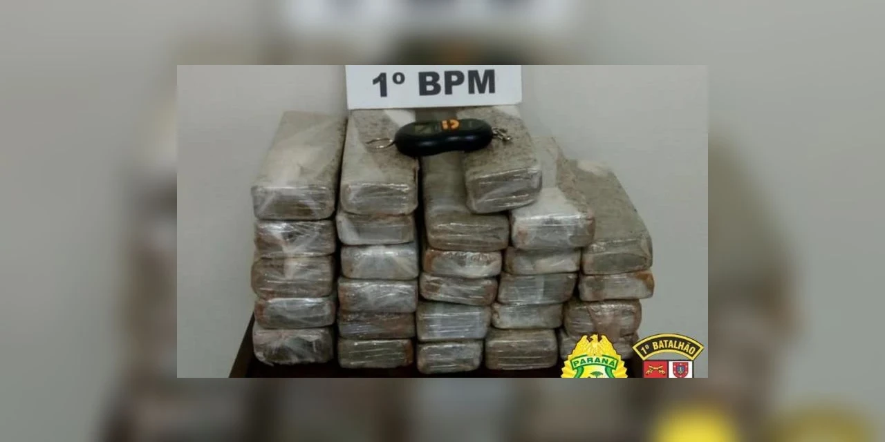 PM apreende quase 20 quilos de maconha no Contorno