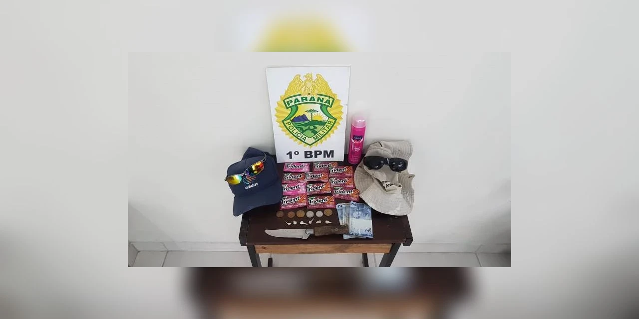 Dupla acusada de roubar estabelecimento comercial em PG é presa pela PM