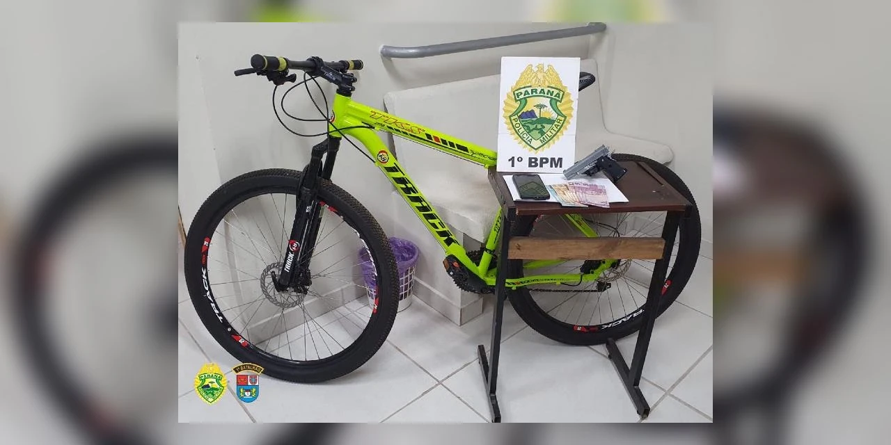 Dupla é presa tentando vender bicicleta roubada pela internet