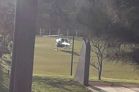 Helicóptero do Samu atende criança baleada em Ipiranga